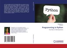 Couverture de Programming in Python