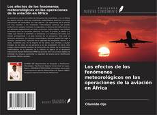 Bookcover of Los efectos de los fenómenos meteorológicos en las operaciones de la aviación en África
