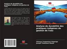 Bookcover of Analyse de durabilité des pratiques indigènes de gestion de l'eau