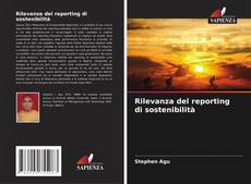 Capa do livro de Rilevanza del reporting di sostenibilità 
