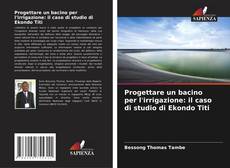Capa do livro de Progettare un bacino per l'irrigazione: il caso di studio di Ekondo Titi 