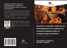 Copertina di Questions actuelles relatives au développement du système de commercialisation dans le complexe agro-industriel