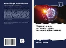 Метакогниция, математическое познание, образование kitap kapağı
