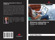 Bookcover of Distance education in times of COVID-19