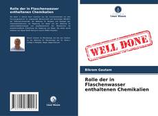 Buchcover von Rolle der in Flaschenwasser enthaltenen Chemikalien