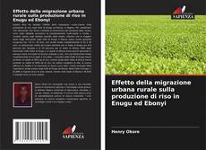 Portada del libro de Effetto della migrazione urbana rurale sulla produzione di riso in Enugu ed Ebonyi