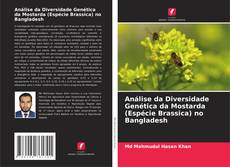 Capa do livro de Análise da Diversidade Genética da Mostarda (Espécie Brassica) no Bangladesh 