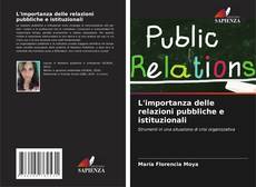 Buchcover von L'importanza delle relazioni pubbliche e istituzionali