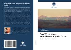 Portada del libro de Das Wort eines Psychiaters Algier 2020