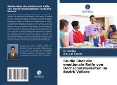 Buchcover von Studie über die emotionale Reife von Hochschulstudenten im Bezirk Vellore