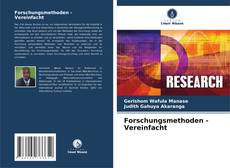 Portada del libro de Forschungsmethoden - Vereinfacht