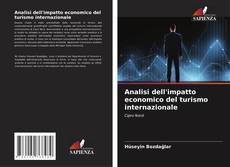 Capa do livro de Analisi dell'impatto economico del turismo internazionale 