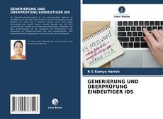Buchcover von GENERIERUNG UND ÜBERPRÜFUNG EINDEUTIGER IDS