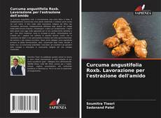 Capa do livro de Curcuma angustifolia Roxb. Lavorazione per l'estrazione dell'amido 