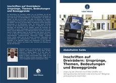 Portada del libro de Inschriften auf Dreirädern: Ursprünge, Themen, Bedeutungen und Beweggründe