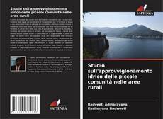 Bookcover of Studio sull'approvvigionamento idrico delle piccole comunità nelle aree rurali