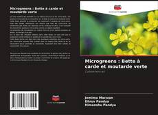 Portada del libro de Microgreens : Bette à carde et moutarde verte