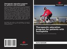 Capa do livro de Therapeutic education program for patients with hemophilia 