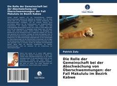 Buchcover von Die Rolle der Gemeinschaft bei der Abschwächung von Überschwemmungen: der Fall Makululu im Bezirk Kabwe