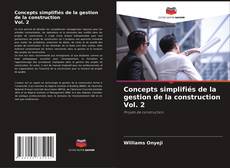 Buchcover von Concepts simplifiés de la gestion de la construction Vol. 2