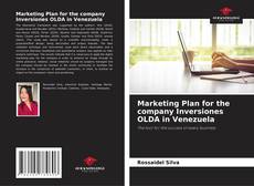 Bookcover of Marketing Plan for the company Inversiones OLDA in Venezuela