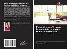 Portada del libro de Piano di marketing per la società Inversiones OLDA in Venezuela