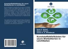 Kunststoffabfallkästen für saure Bleibatterien in Leichtbeton kitap kapağı