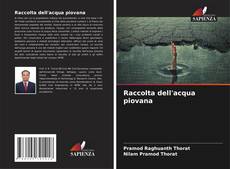 Capa do livro de Raccolta dell'acqua piovana 