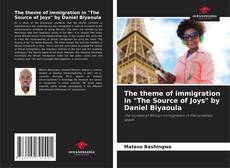 Capa do livro de The theme of immigration in "The Source of Joys" by Daniel Biyaoula 