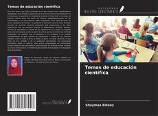 Capa do livro de Temas de educación científica 