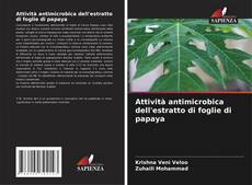 Bookcover of Attività antimicrobica dell'estratto di foglie di papaya