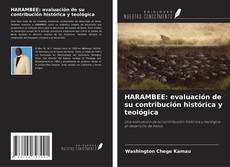 Copertina di HARAMBEE: evaluación de su contribución histórica y teológica