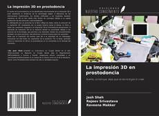 La impresión 3D en prostodoncia kitap kapağı