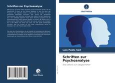 Bookcover of Schriften zur Psychoanalyse
