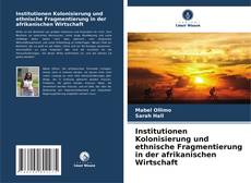 Institutionen Kolonisierung und ethnische Fragmentierung in der afrikanischen Wirtschaft的封面
