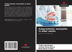 Couverture de Subprosthetic stomatitis in older adults