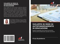 Buchcover von SVILUPPO DI MODI DI AUTOFINANZIAMENTO IN EDUCAZIONE
