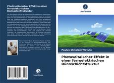 Bookcover of Photovoltaischer Effekt in einer ferroelektrischen Dünnschichtstruktur