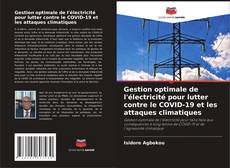 Capa do livro de Gestion optimale de l'électricité pour lutter contre le COVID-19 et les attaques climatiques 