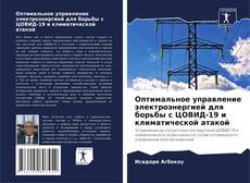 Portada del libro de Оптимальное управление электроэнергией для борьбы с ЦОВИД-19 и климатической атакой