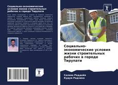 Обложка Социально-экономические условия жизни строительных рабочих в городе Тирупати