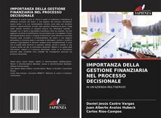 IMPORTANZA DELLA GESTIONE FINANZIARIA NEL PROCESSO DECISIONALE kitap kapağı