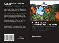 Air CO2 pour la fabrication des carburants kitap kapağı