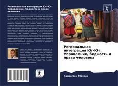 Buchcover von Региональная интеграция Юг-Юг: Управление, бедность и права человека