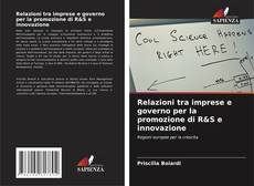 Relazioni tra imprese e governo per la promozione di R&S e innovazione kitap kapağı
