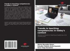 Copertina di Trends in teaching competencies in today's context