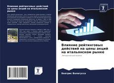 Обложка Влияние рейтинговых действий на цены акций на итальянском рынке
