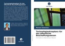 Buchcover von Technologieakzeptanz für das öffentliche Beschaffungswesen