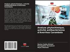 Copertina di Analyse phytochimique, activité antibactérienne d'Averrhoa Carambola
