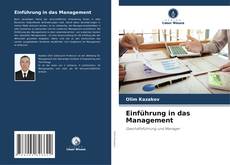 Buchcover von Einführung in das Management